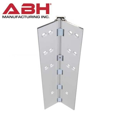 Aluminum Continuous Geared Hinges, Full Mortise, No Inset, Flush Mount, Color Clear, 85